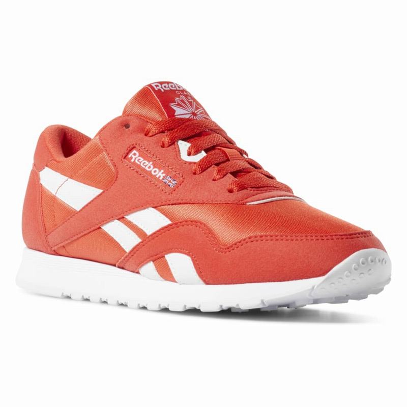 Reebok Classic Nylon Color Tenisky Damske - Červené/Biele XI9938KN